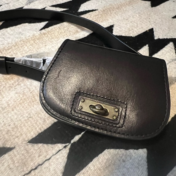 Frye Farrah Leather Belt Bag | Size S/M | NWT - Picture 1 of 12